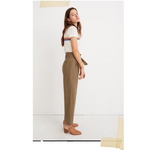 Madewell Pants - Madewell Paperbag Pants in Olive Madewell Pants - Madewell Paperbag Pants in Olive
